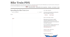 Desktop Screenshot of biketrainpdx.org