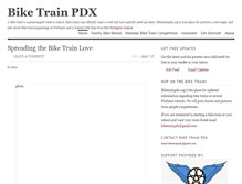 Tablet Screenshot of biketrainpdx.org
